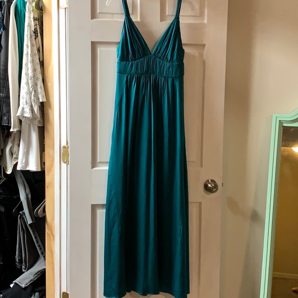 Beautiful emerald green dress